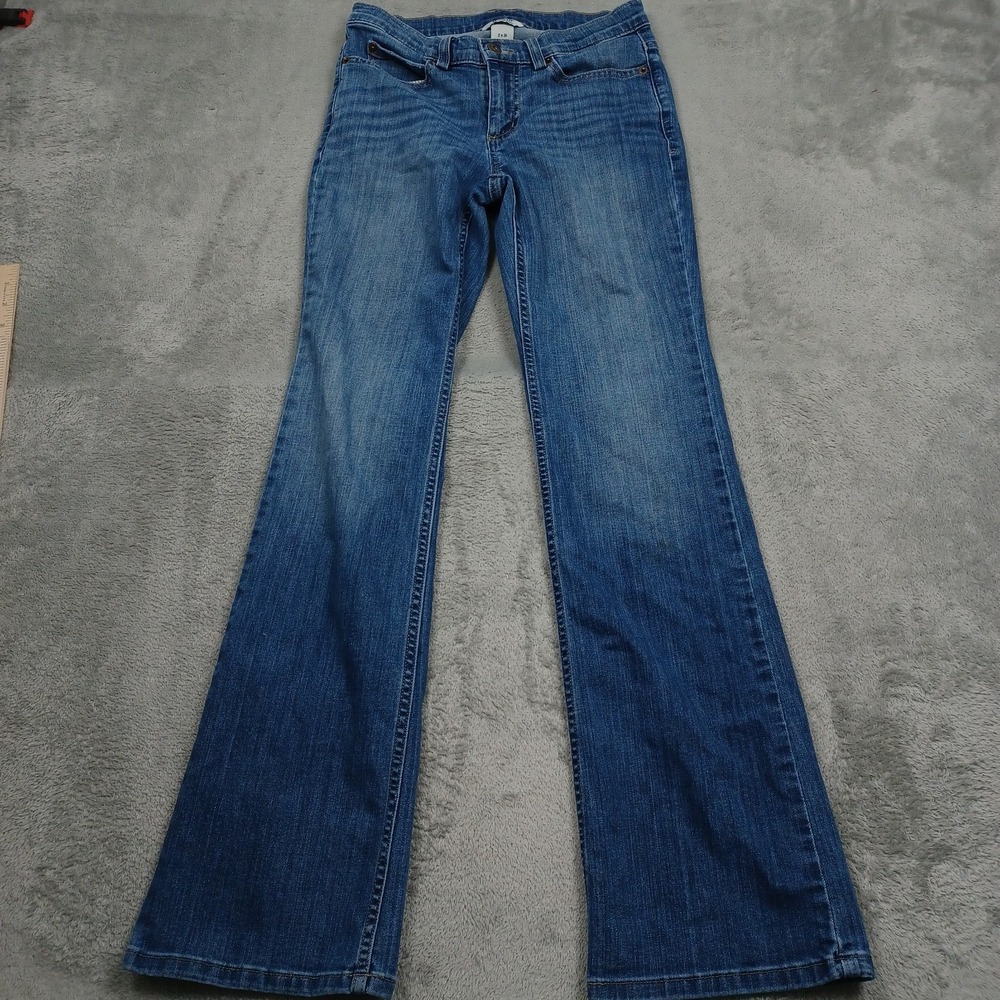 Duluth Jeans Womens 2 Blue Denim Bootcut Workwear Casual Outdoor
